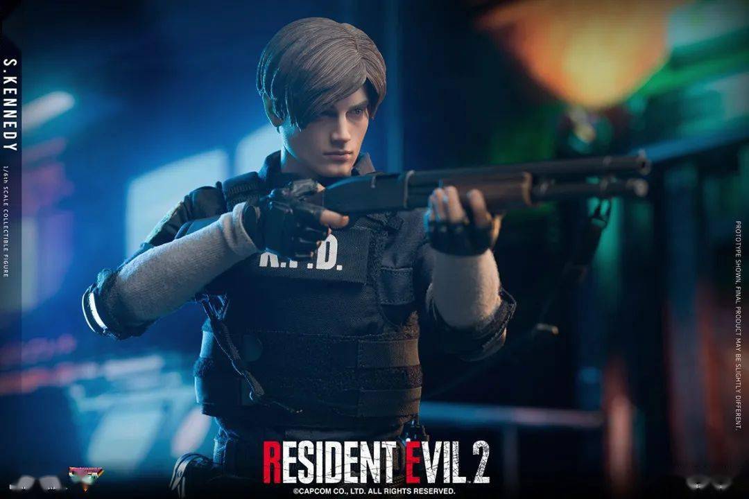 新品预定 nauts x damtoys 1/6《生化危机2-leon s.kennedy/里昂.