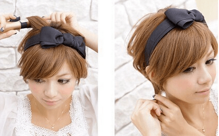 step|谁说短发不能百变扎发，手把手教你扎短发发型！