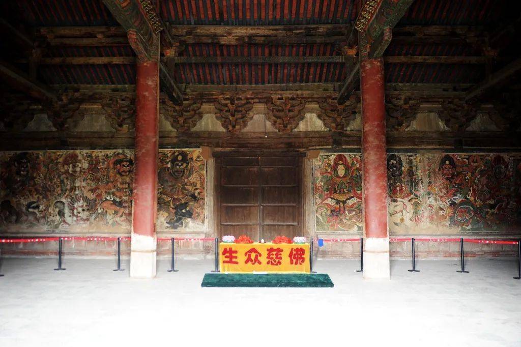 回顾:中式营造行走晋北大同浑源-永安寺_壁画