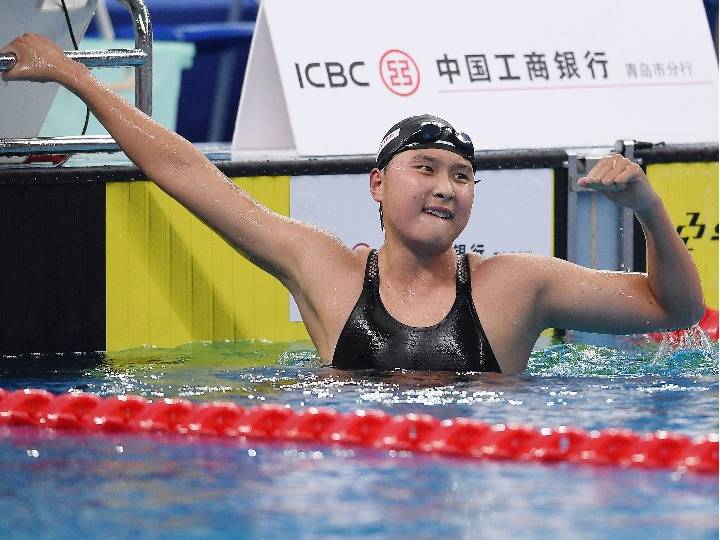 预赛|全国游泳冠军赛|王简嘉禾破女子1500米自由泳亚洲纪录依然无缘决赛