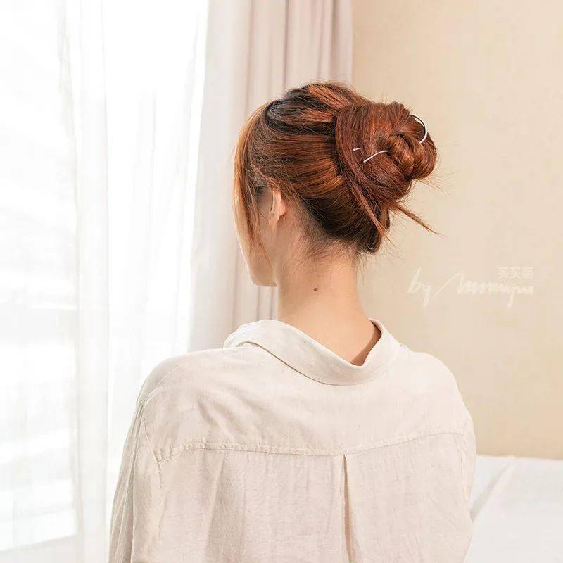 教程|一看就会!4款韩系气质盘发教程,30秒迅速出门!