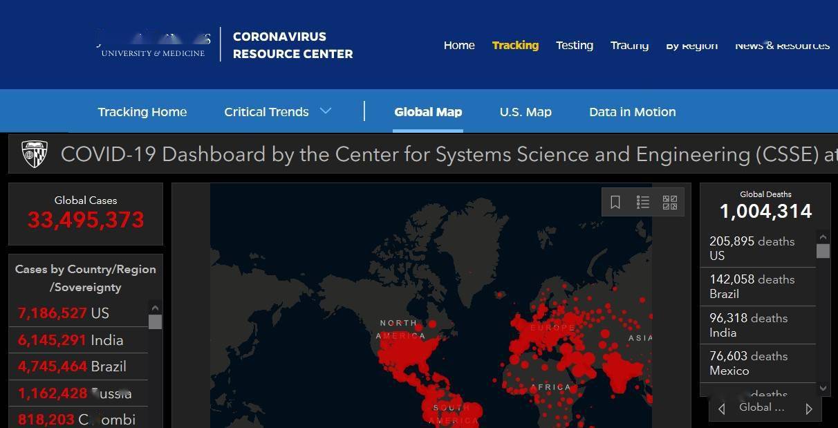 死亡|北美观察丨全球新冠死亡病例破百万 美国防控效果仍然最差