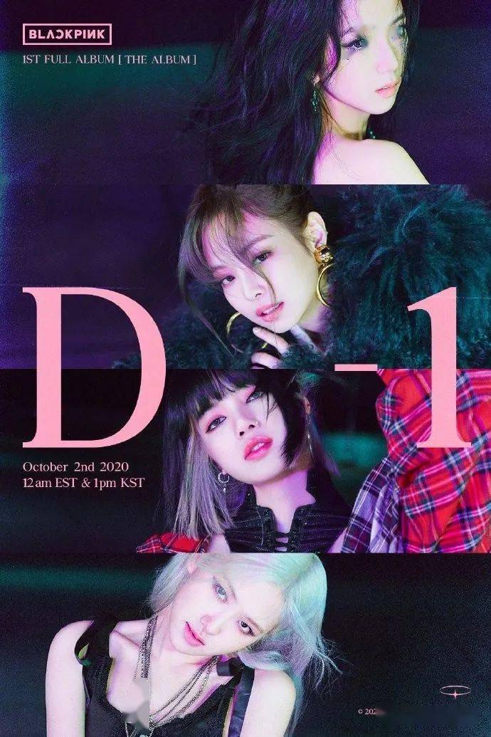 明天就要回归的blackpink,d-1海报公开!