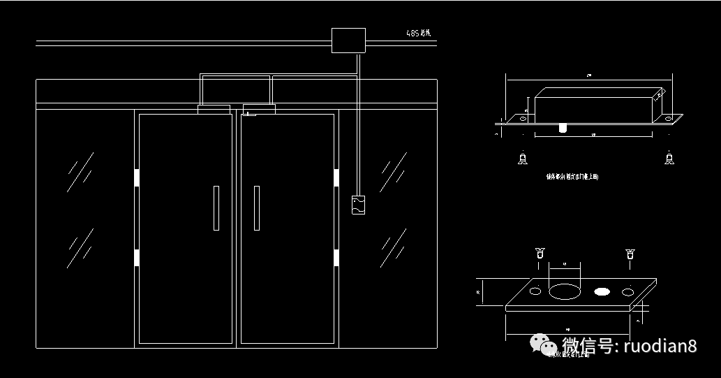 今天分享一个非常有价值的资料,那就是门禁管线图,这个是cad版本