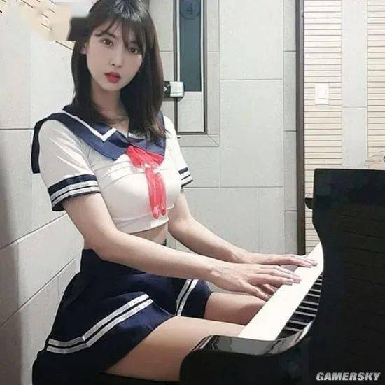姐姐|弹琴性感画面让人心跳加速 来自韩国的钢琴小姐姐