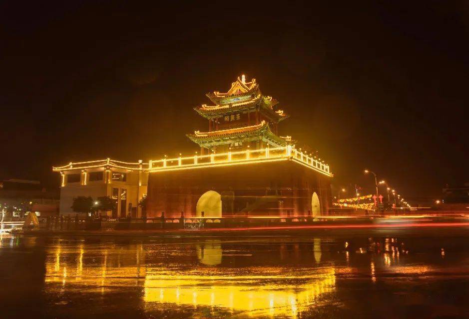 定边县鼓楼呈现惊艳的一幕(图)