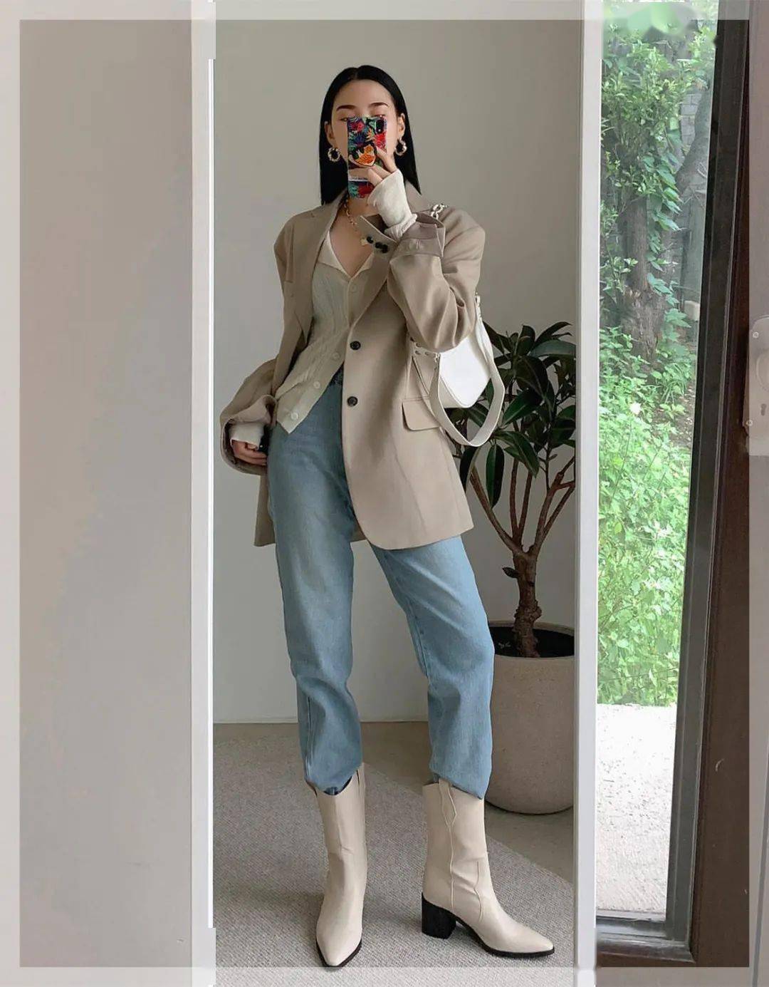 钟楚曦|南韩钟楚曦的「大佬风」穿衣模板，显高显瘦太绝了！