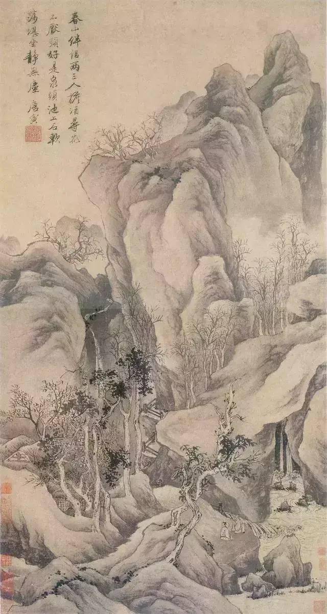 唐伯虎山水画欣赏,不愧为世人心目中的"传奇"艺人!