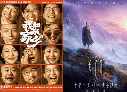 电影|双双破10亿，国庆档彻底火了！背后涉及这些上市公司......