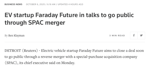 汽车|贾跃亭放大招，法拉第未来要借壳上市！有望大翻身？