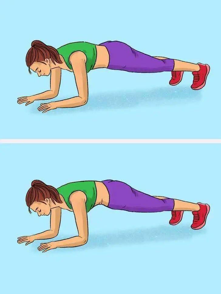 12种平板支撑样式,锻炼全身所有肌肉群,唤醒沉睡的身体吧!