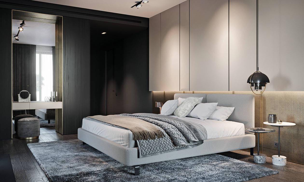 灰色|优雅的黑白灰 家装设计欣赏