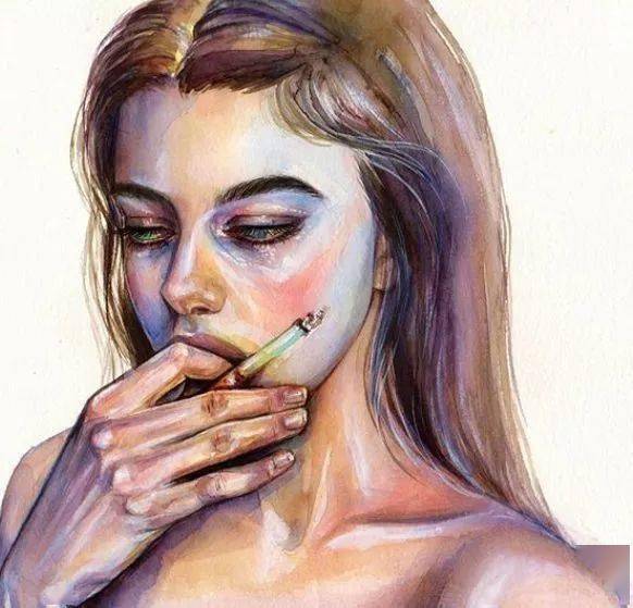 水彩|沉迷眼睛刻画的小伙伴看过来！Lina的水彩人物肖像步骤统统分享给你！