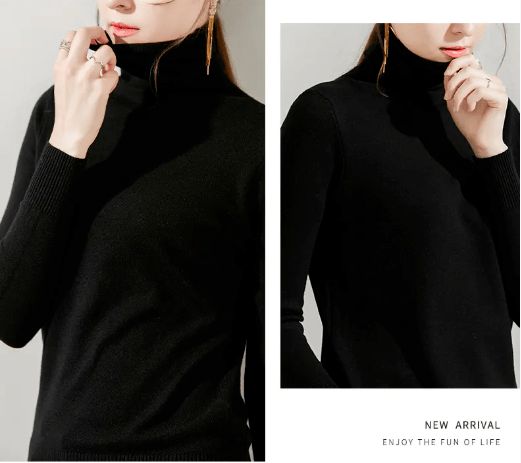 脖子|99元2件！柔软如云朵的堆堆领针织衫，时尚百搭显脸小，轻盈不臃肿！