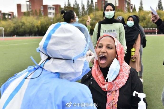 检测|青岛各高校核酸检测工作有序进行