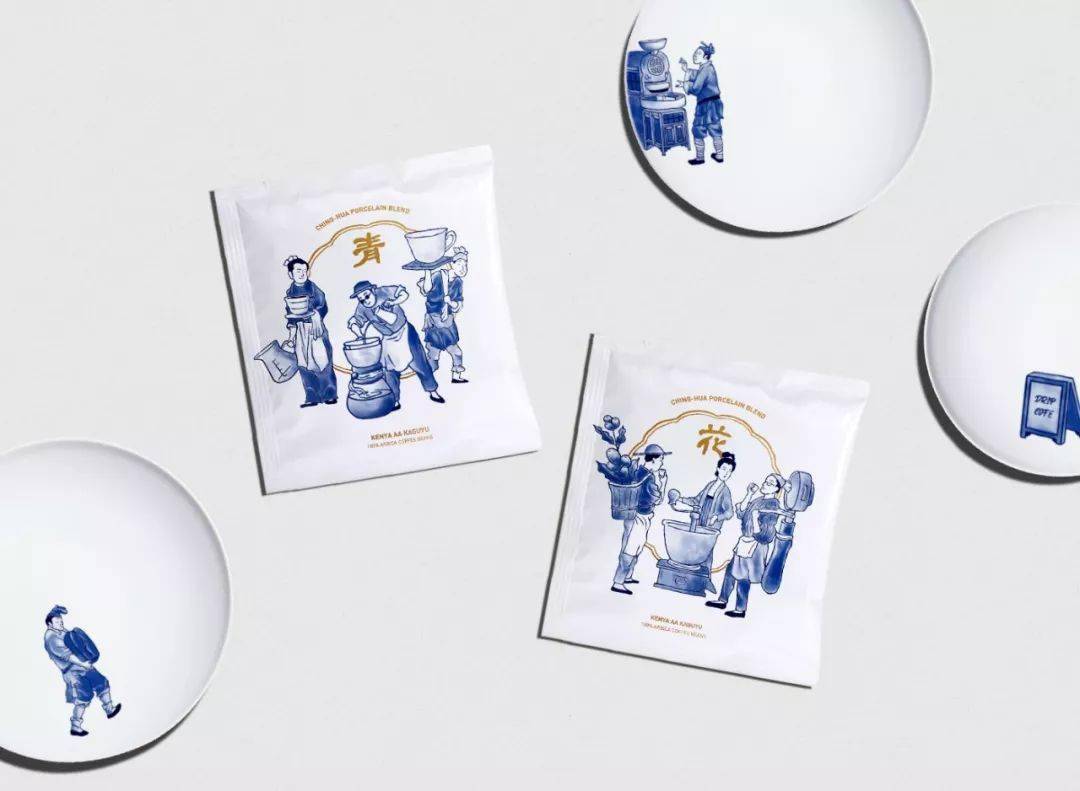 包装|咖啡包装这样设计，配色让人眼前一亮！