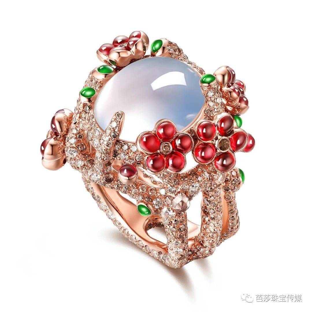 作品|设计师联盟再登拍场|萍君，用珠宝作画的设计师