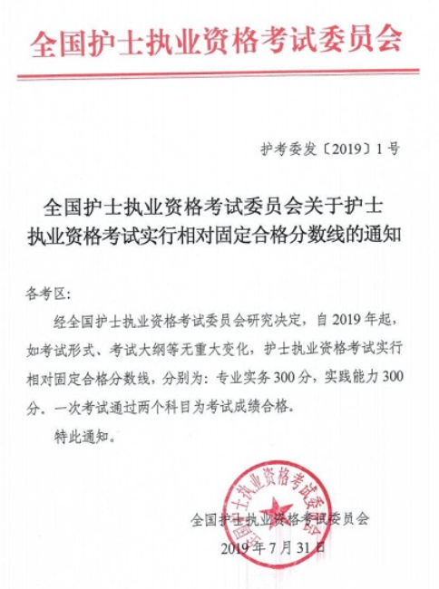 2020年护考分数线还是双300?一张图暴露真相!