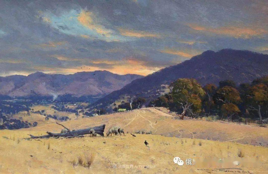 澳大利亚沃里克富勒风景油画作品欣赏