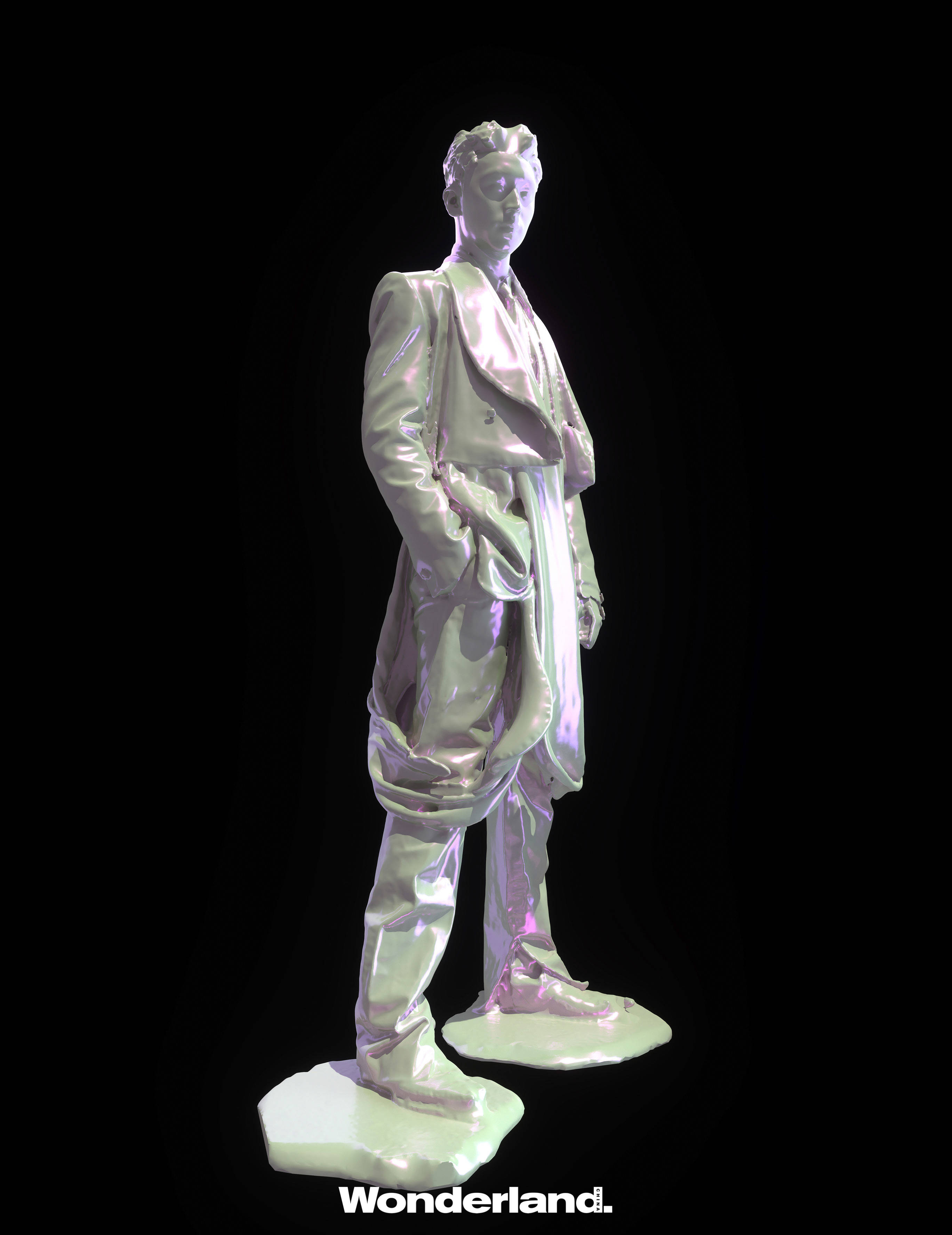 雕塑|许魏洲3D雕塑造型科技与时尚的碰撞