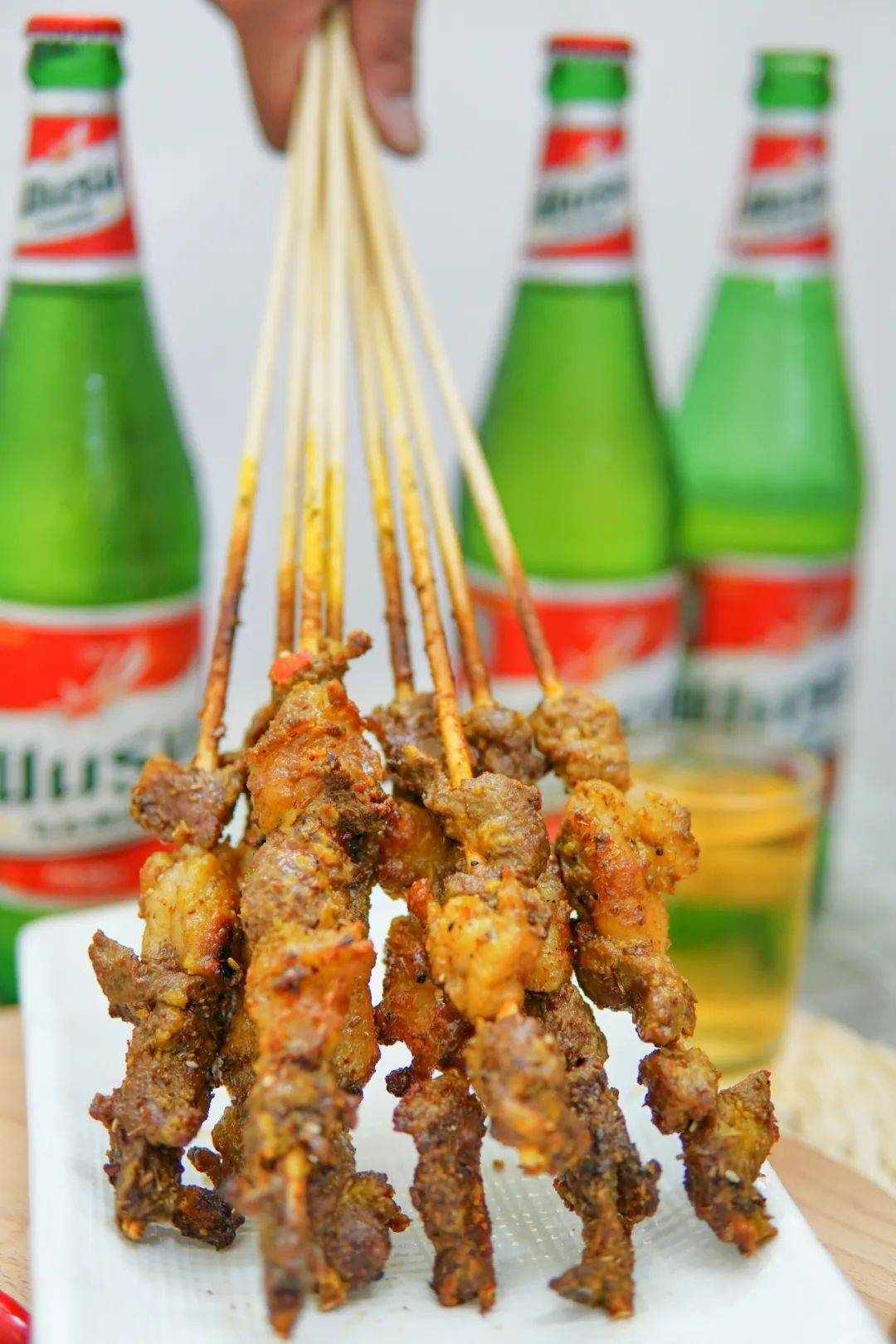 新疆|一口跨越3600公里！新疆正宗羊肉串新店开业买1送1！啤酒畅饮...