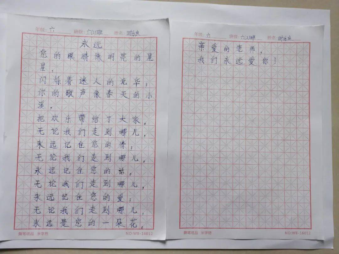 二等奖鲍玉辰 西关街小学 《白居易诗一首》一等奖02,硬笔书法类作品