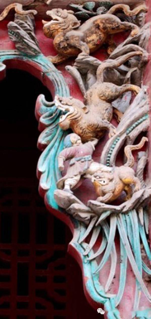 乱石穿空古代建筑木雕穿越时空的故事