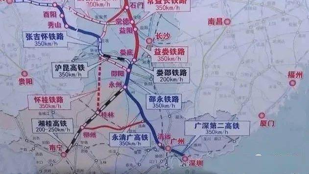 大机遇柳州经贺州至永清广高铁联络线要经过蒙山