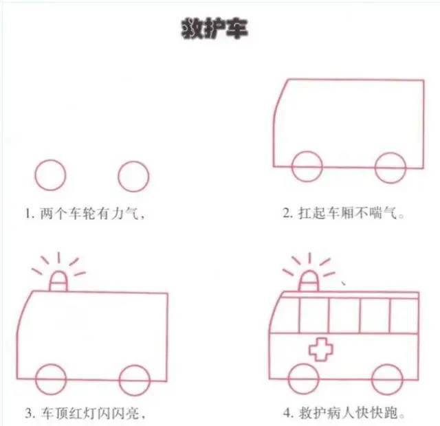 幼儿园简笔画教程1000多张教程图