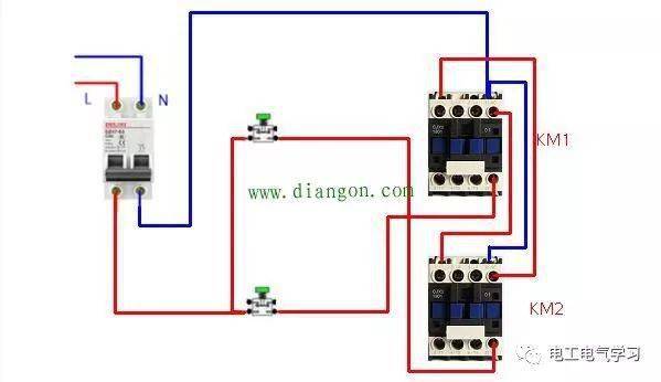 交流接触器常用接线电路图和实物图 超实用!