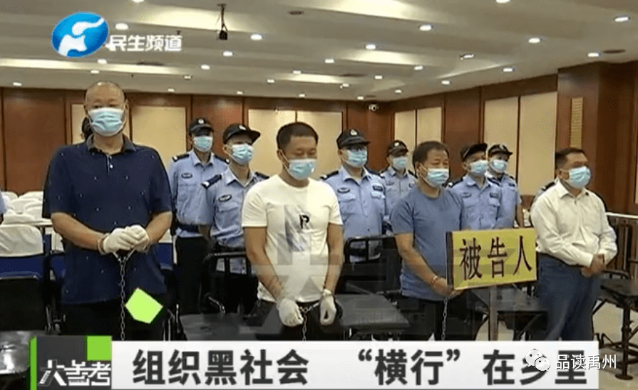 大快人心禹州此涉黑团伙27人均被判刑