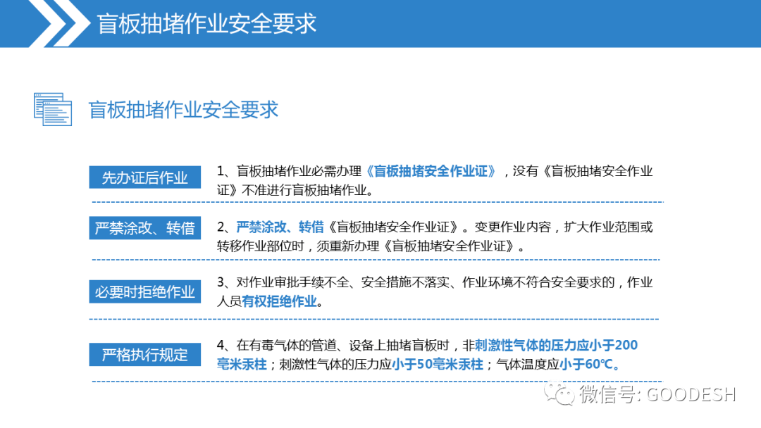 盲板抽堵作业安全培训