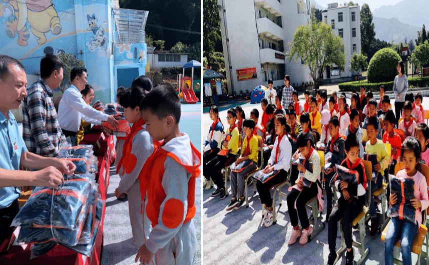 福建省福州环境监测中心站志愿者一行前往福州市日溪中心小学开展"衣