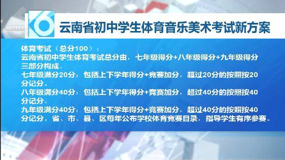 考试|细节来了！云南体育中考100分怎么构成？音乐美术多少分？征求稿公布↓