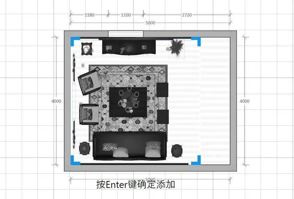 地板墙面可做波打线效果装饰模型的