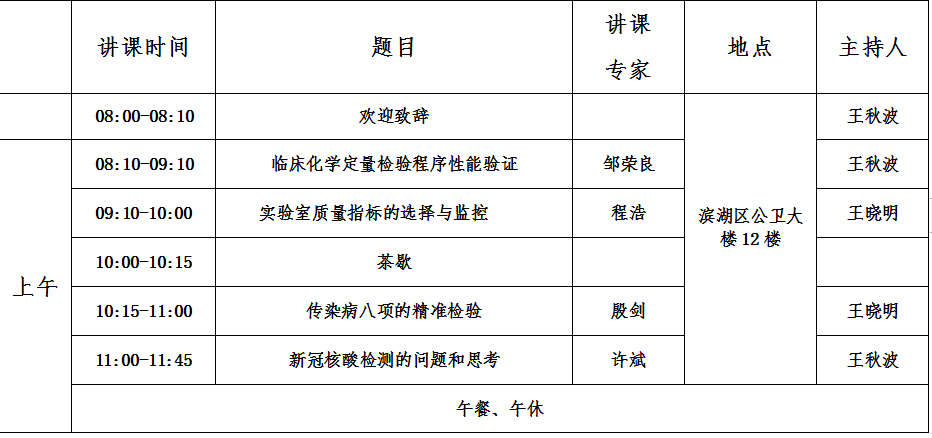 医学|2020无锡市第九人民医院检验科“精准医学、精确检验”继续教育学习班邀请函