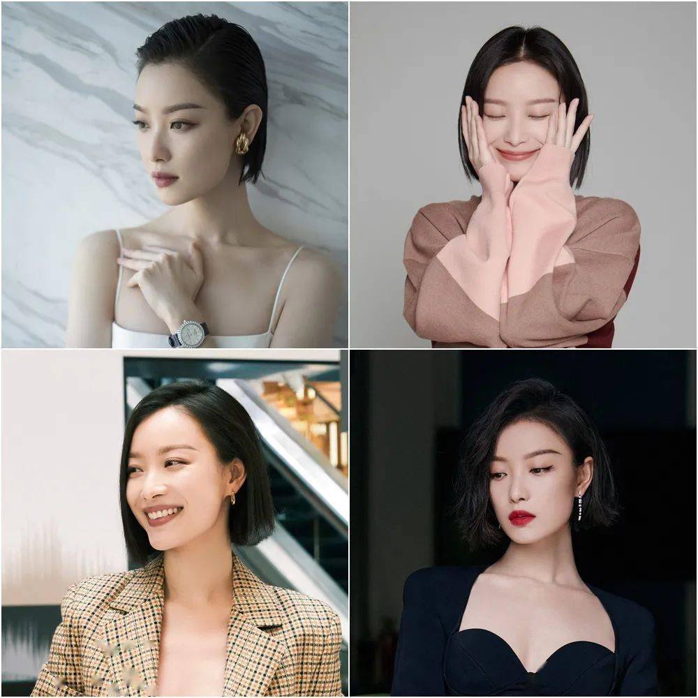 短发|倪妮的新发型太美了！技术分析：什么样的人适合港风短发？