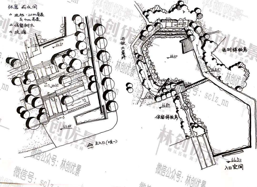 【每日一画】跟着林创画节点 day493 生态科普,雨水花园,后工业