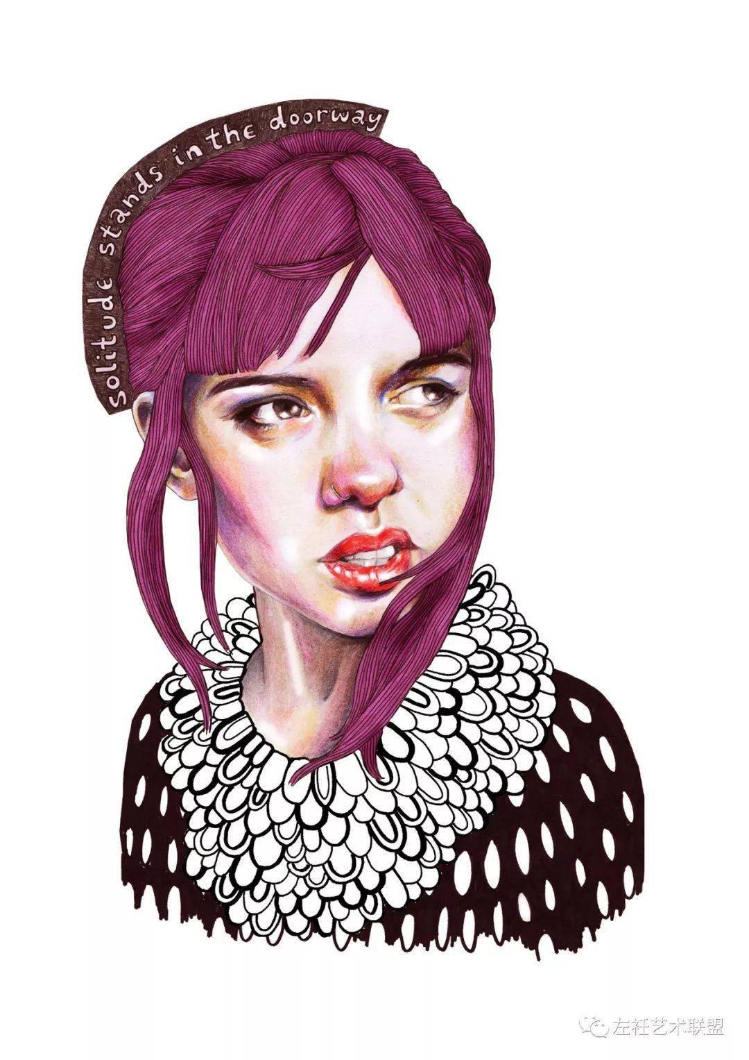 辅导|时装画探索 | Aysha Miah-Edwards不喜欢“美人”，只喜欢“怪人”