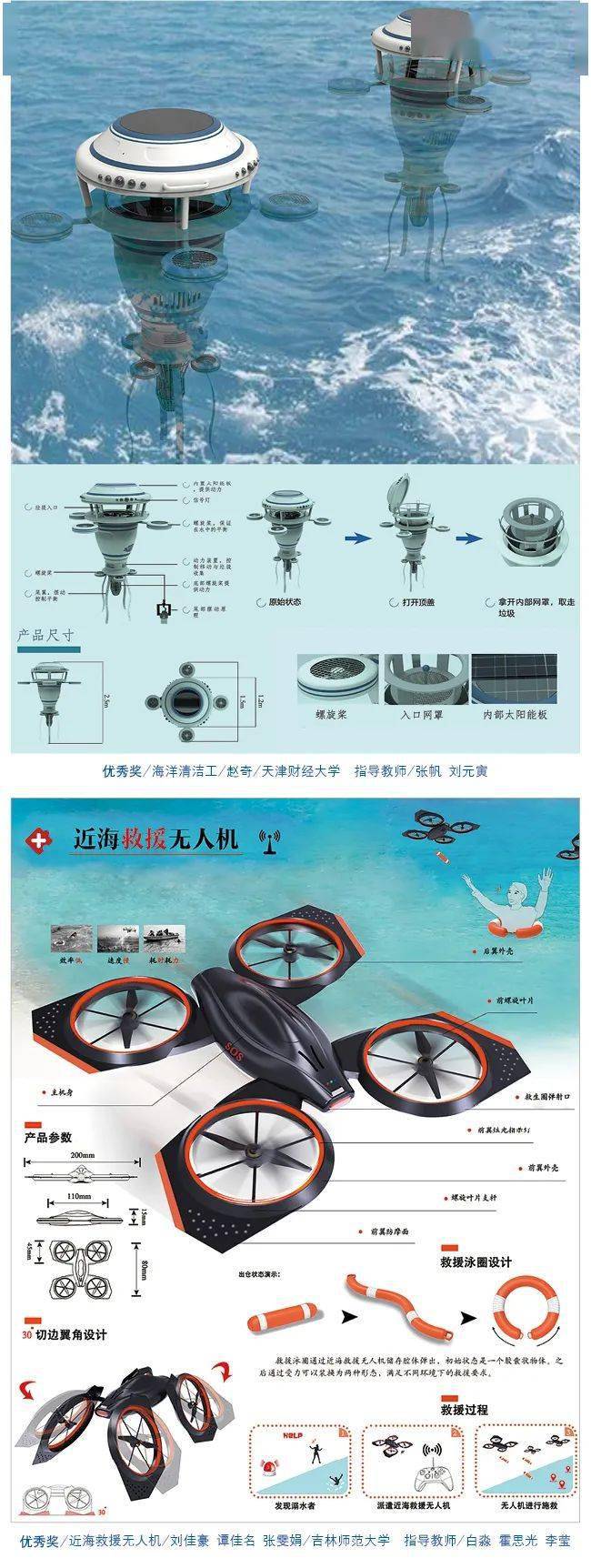 全国大中学生第九届海洋文化创意设计大赛产品设计获奖作品选