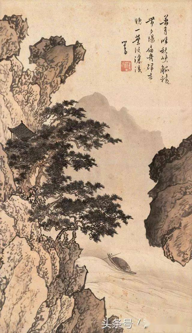 北派著名国画大师溥儒先生画作欣赏