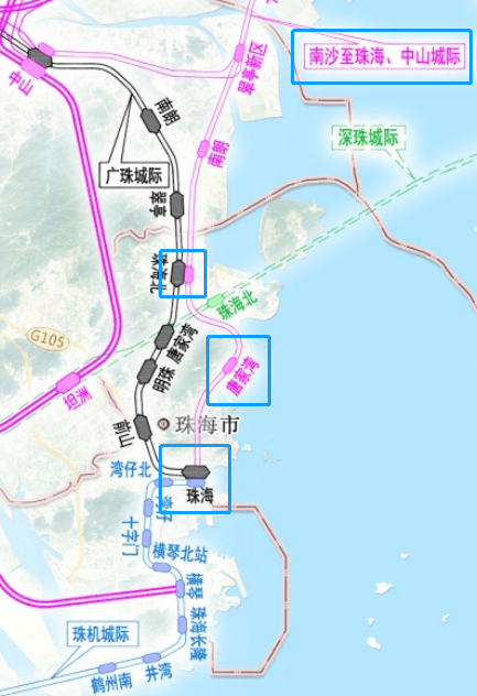 珠海"地铁"线路图首次曝光!真羡慕,住在这个地铁口的人要发达了!