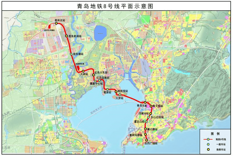 青岛地铁1号线,8号线北段预计年底开通!现在又有新进展!