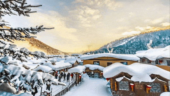 滑雪赏醉美雾凇雪景,打卡长白山天池,冰城哈尔滨,仙境童话雪乡!