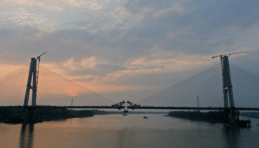 广西最大跨径斜拉桥相思洲大桥完成主桥合龙