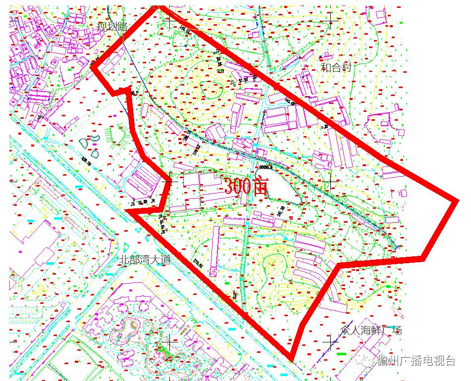 (附征地红线图.根据市委市政府对北部新区c07地块征地