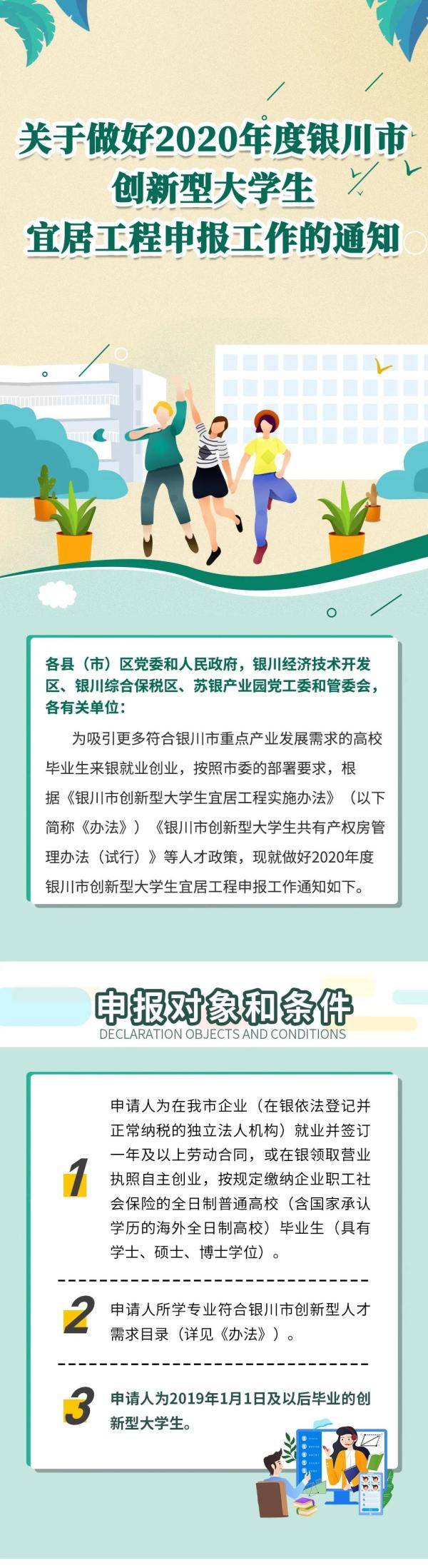 银川|够条件，就送房！银川对创新型大学生就是这么大方！