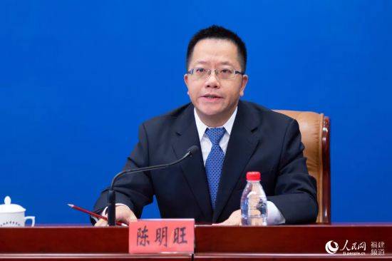 福建省农业农村厅副厅长陈明旺.人民网 焦艳摄