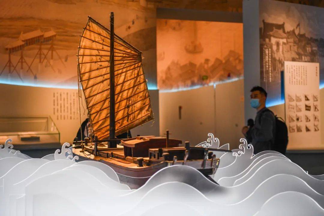 170件文物汇聚国博大运河文化展 《运河全图》等重磅文物首次亮真迹_展厅