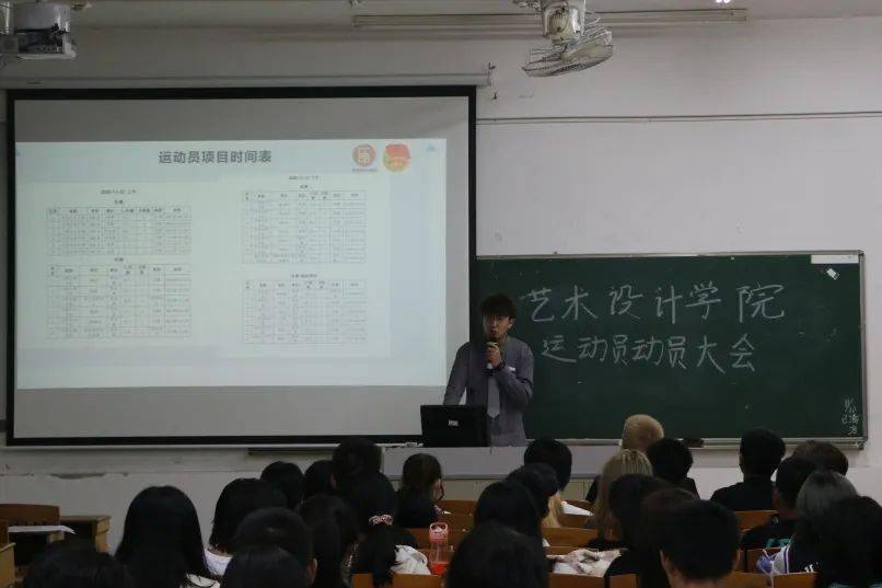 体育部部长李鑫龙发言